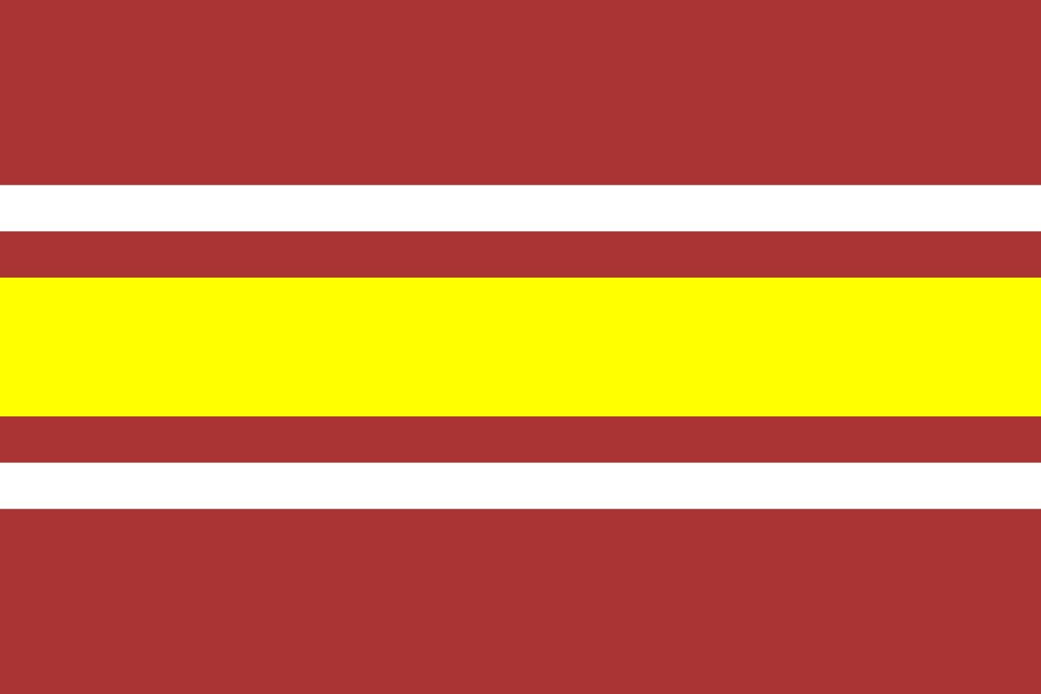 Drapeau Derazhnia raion pavillon pour commémoration et salons