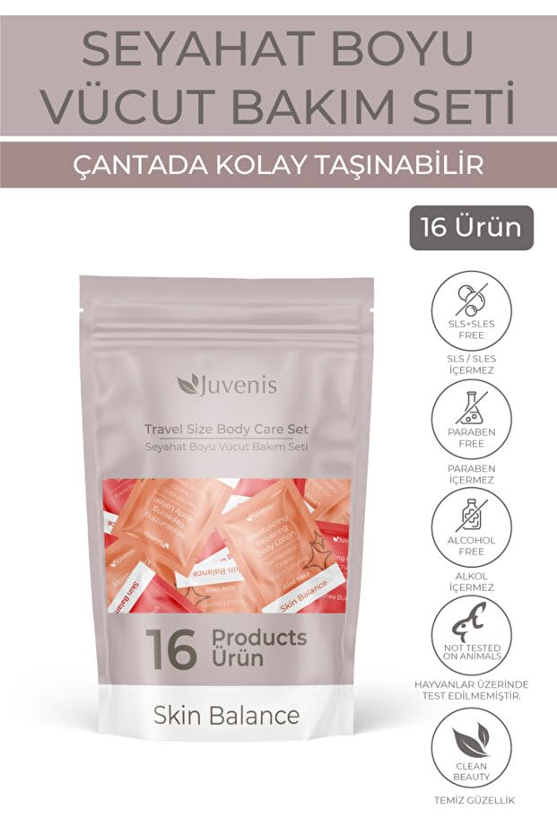 Juvenis Skin Balance Vücut Bakım Seyahat Seti (2 paketi)