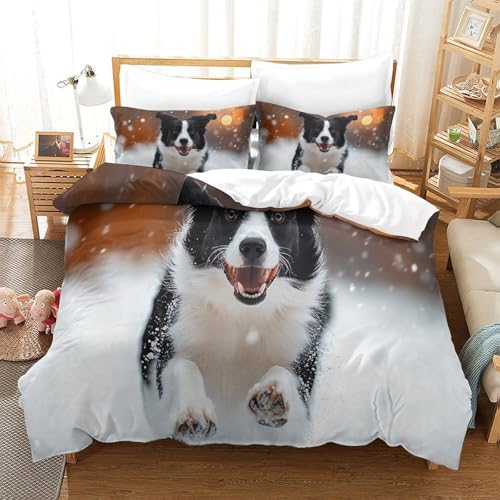 Housse de couette Hanoukka Super King 260x220 en microfibre - 3