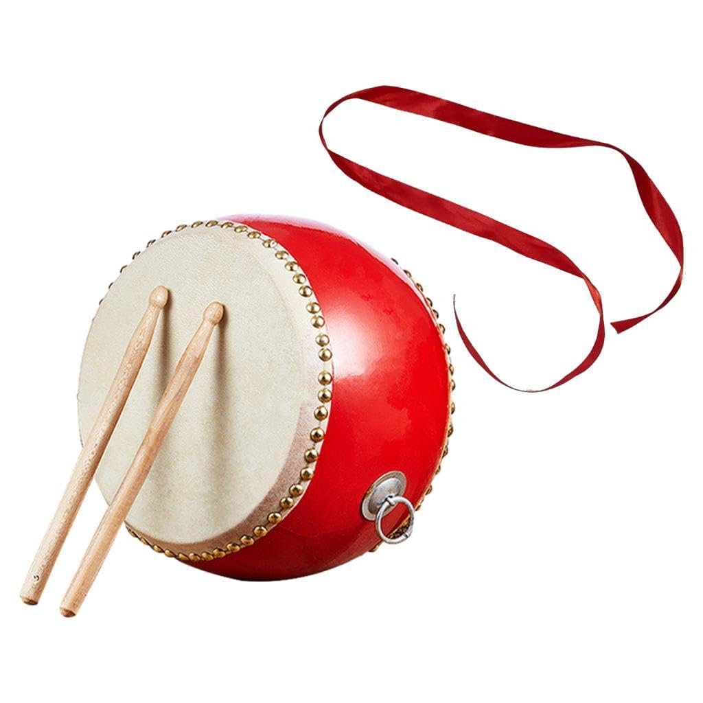 Enakshi (LABEL) Creations Kids Waist Drum Music Material Rhythm Hand Tambourine For Chinese Folk Dance Round Waist DrumMusical Instruments & Gear|Percussion|Drums|Sets & Kits