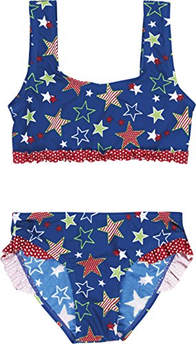 Playshoes UV-Schutz Bikini Sterne Costume, Blu(Blau (Original 900), Taglia Produttore: 98/104 Bambine e Ragazze