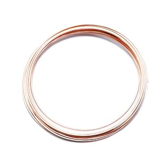 Solid Bare Copper Wire Square, Bright, Dead Soft, 5 Feet, 20 Gauge Choose 14 to 22 ga.