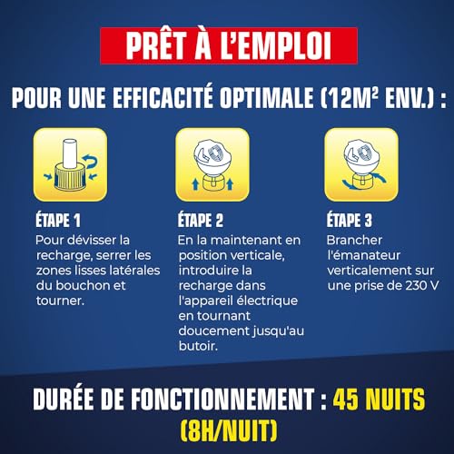 Recharge anti-moustiques K.PRO pour diffuseur électrique 45 nuits - 4