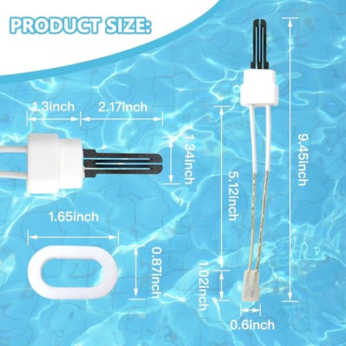 USonline911 77707-0054 Igniter Gasket Kit for Pentair MasterTemp & Sta-Rite Max-E-Therm Pool and Spa Heater Replaces# for Norton 201A, 271A, 41-401, 2600-359, 767A-356, 767A-309