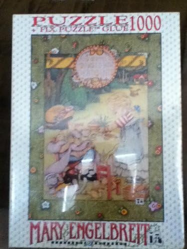Mary Engelbreit The Golden Rule 1000 Piece Jigsaw Puzzle with Puzzle Glue