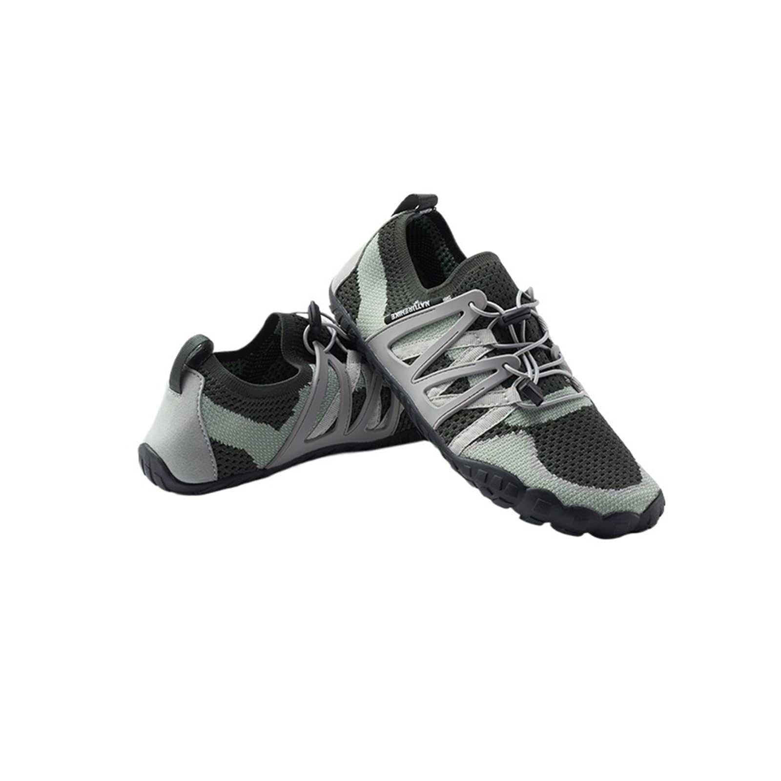 Scarpe da Trekking Traspiranti e ad Asciugatura Rapida, da Spiaggia e da Esterno, con Patchwork Bicolore(Green,43)