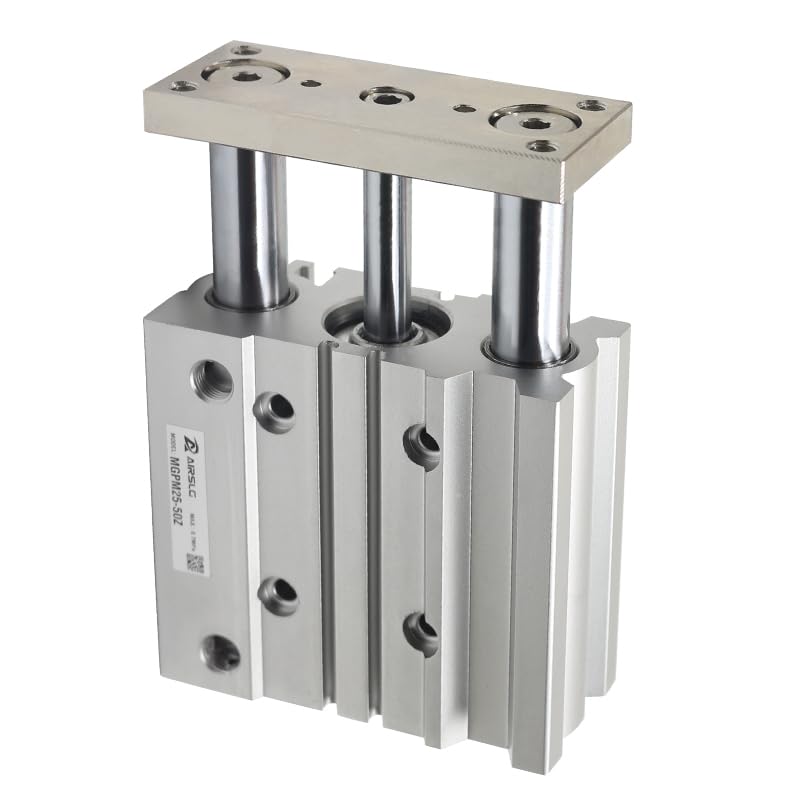 Vérin de guidage pneumatique MGPM12 course 30mm double effet cylindre compact - 7