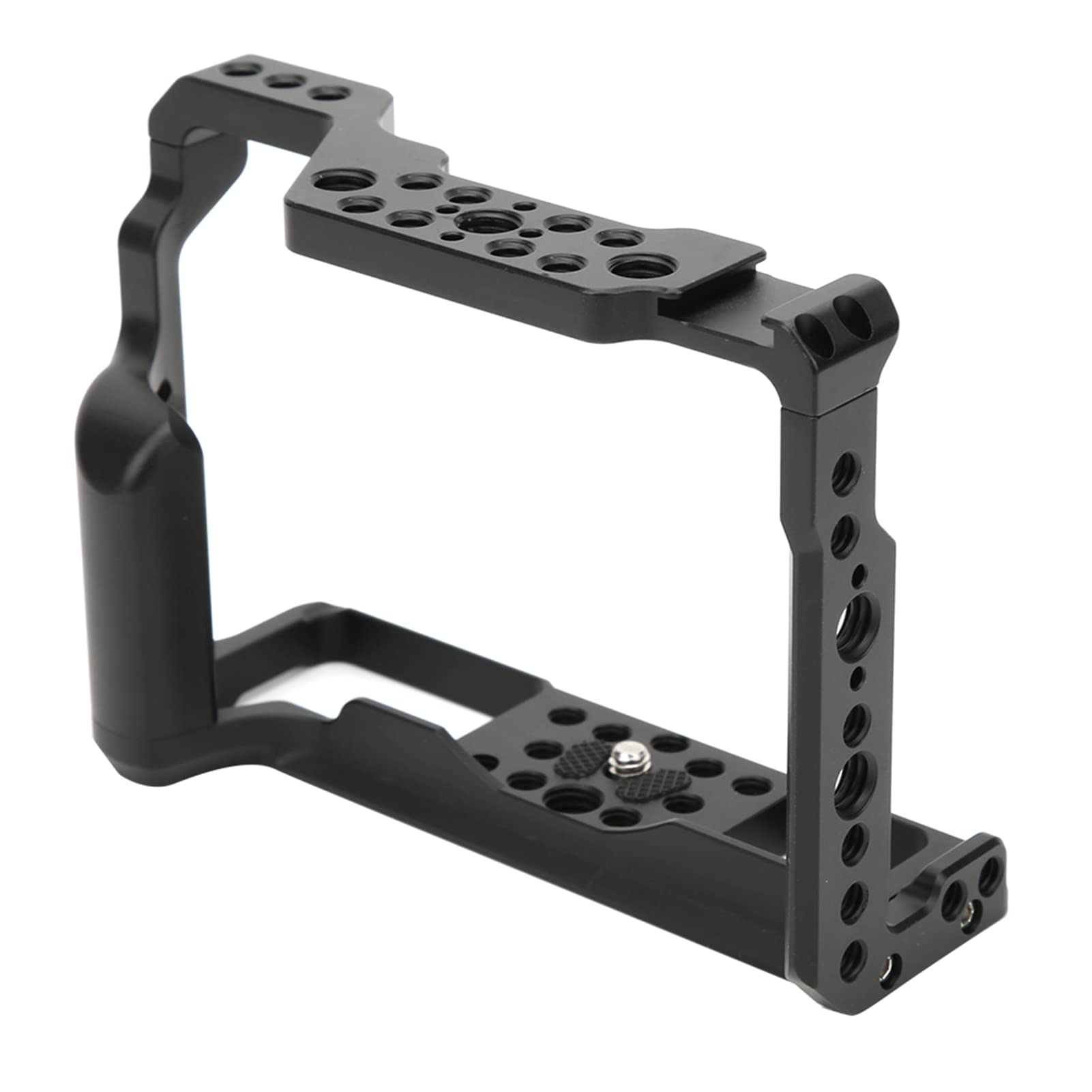 Akozon Gabbia di Estensione Multiforo in Lega di Alluminio per Fotocamera Mirrorless Fuji XT3 XT2