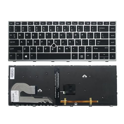 HP EliteBook 745 840 G5/G6 846 848 Zbook 14U HSN-I17C-4/I13C-4 I24C MT44 MT45用 US/RU/FR/LA ノートパソコンキーボード(RU without backlit)