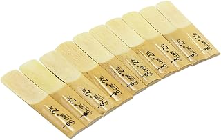 ERINGOGO 10 Peças De Palheta De Saxofone Clarinete De Palheta Única Palhetas De Clarinete Aparador De Palhetas De Clarinete 2 5 Palhetas De Clarinete Sintéticas Palhetas De Bambu Para