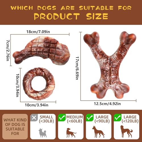 Accessoires à mâcher pour chiot : os sans éclats et design moderne résistant