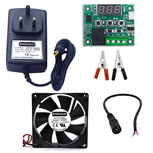 Image of Shockley Combo of XH-W1209 50~100 digital temperature controller thermostat combo (UNIT210E)