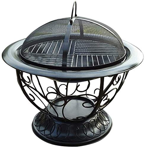 Brasero para exteriores, brasero de leña, parrilla, estufa, artículos para el hogar, brasero para jardín, patio, calentador, cesta para leña, carbón vegetal con tapa, barbacoa para acampar al air