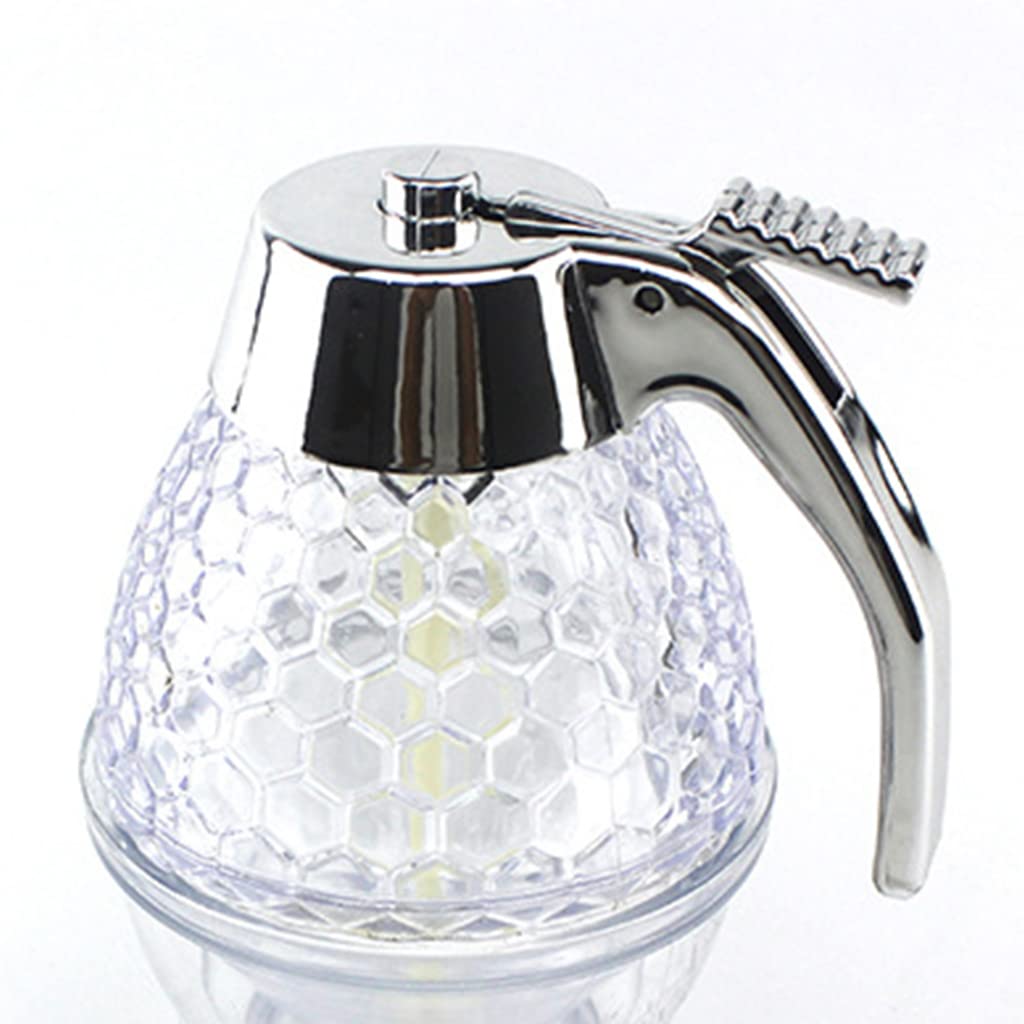 Dispenser Per Sciroppo In Acrilico - 2 Pezzi Da 200ml, Senza Gocciolamento, Con Supporto - Foto 3