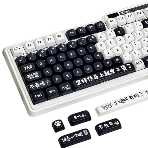 Keycaps pour clavier mécanique : personnalisation 135 pièces chat contre la fatigue