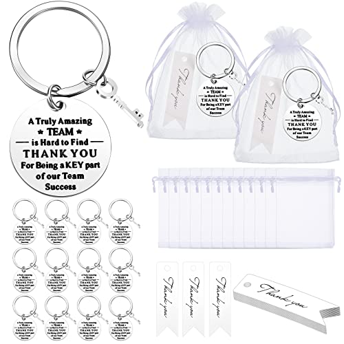 Yinkin 36 Pcs Employee Appreciation Gifts Thank You Coworker Keychain