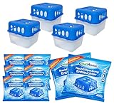 mucHome 4x Luftentfeuchter + 8x 400g Nachfüll-Packung, Raumentfeuchter...