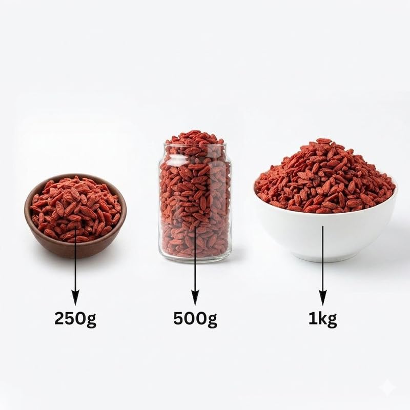 Image of Cosmic Blessing Goji Berries 100 g A-grade (Antioxidant-Rich Superfood | Naturally Sweet & Chewy | Great for Snacking, Smoothies & Baking) Premium Organic Gojiberry