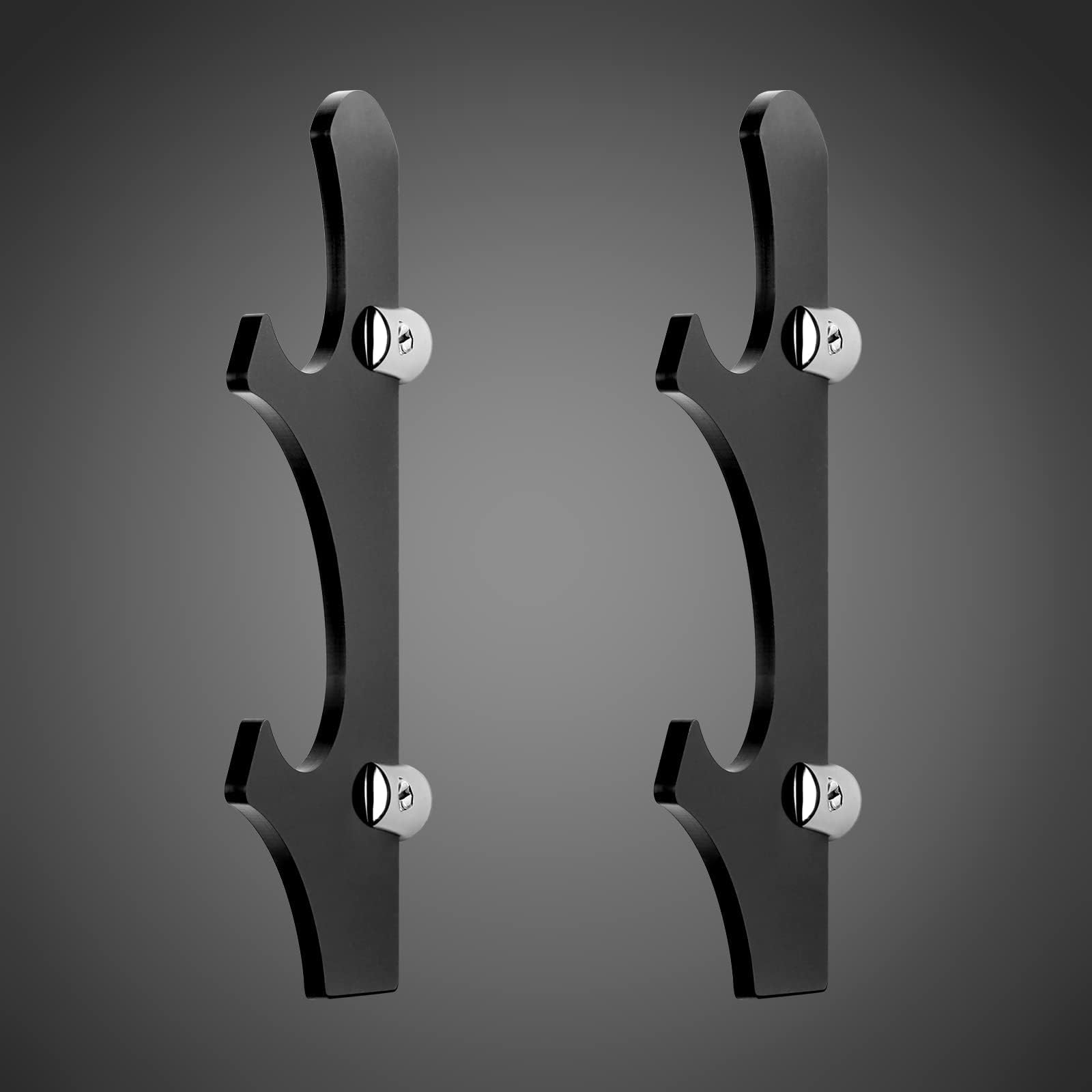 TOPNEW Supporto da parete per spade laser, in acrilico, adatto per spade, colore: nero