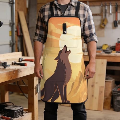 Delantal de trabajo Wolf con bolsillos ajustables miniatura 5