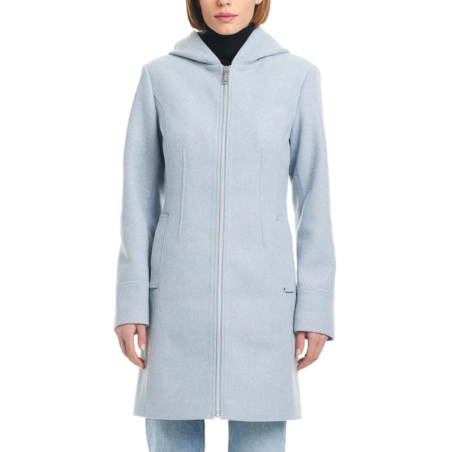 Vince Camuto Ladies' Hooded Full-Zip Jacket, Blue, Small