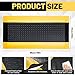 Timgle Anti Fatigue Mats Industrial 1.67 'x 3.25' Heavy Duty Commercial Grade Diamond Plate Vinyl Non Slip Safety Ergonomic Floor Mat Black with Yellow Border 7/8 Inch Thick Sponge for Work Stand