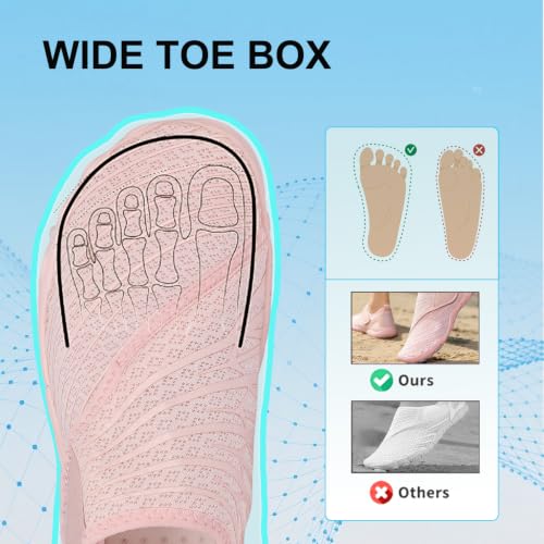 Image of Voyabarefoot Shoes for Women Men 2026 Upgrade Wide Toe Box Barefoot Hiking Sandals,Non-Slip Adjustable Water Shoes for Beach Walking Travel, Comfortable Slip On Walking Shoes