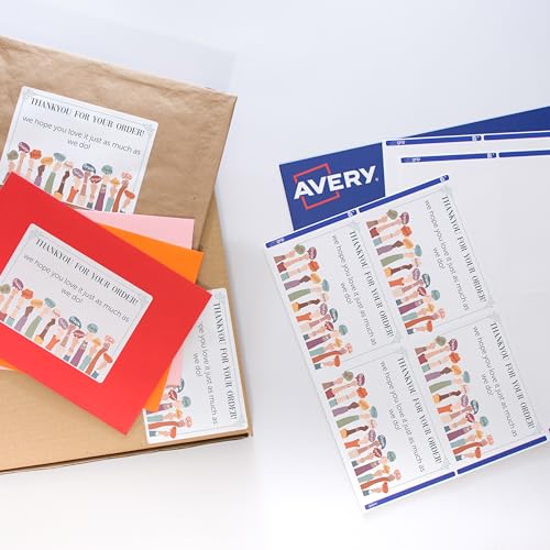 Avery Bonus Pack of Labels, Laser Printer, White Blank A4 Labels, 30 Sheets Plus 10, 139 x 99.1mm, UltraGrip, L7169-30BP - Image 4