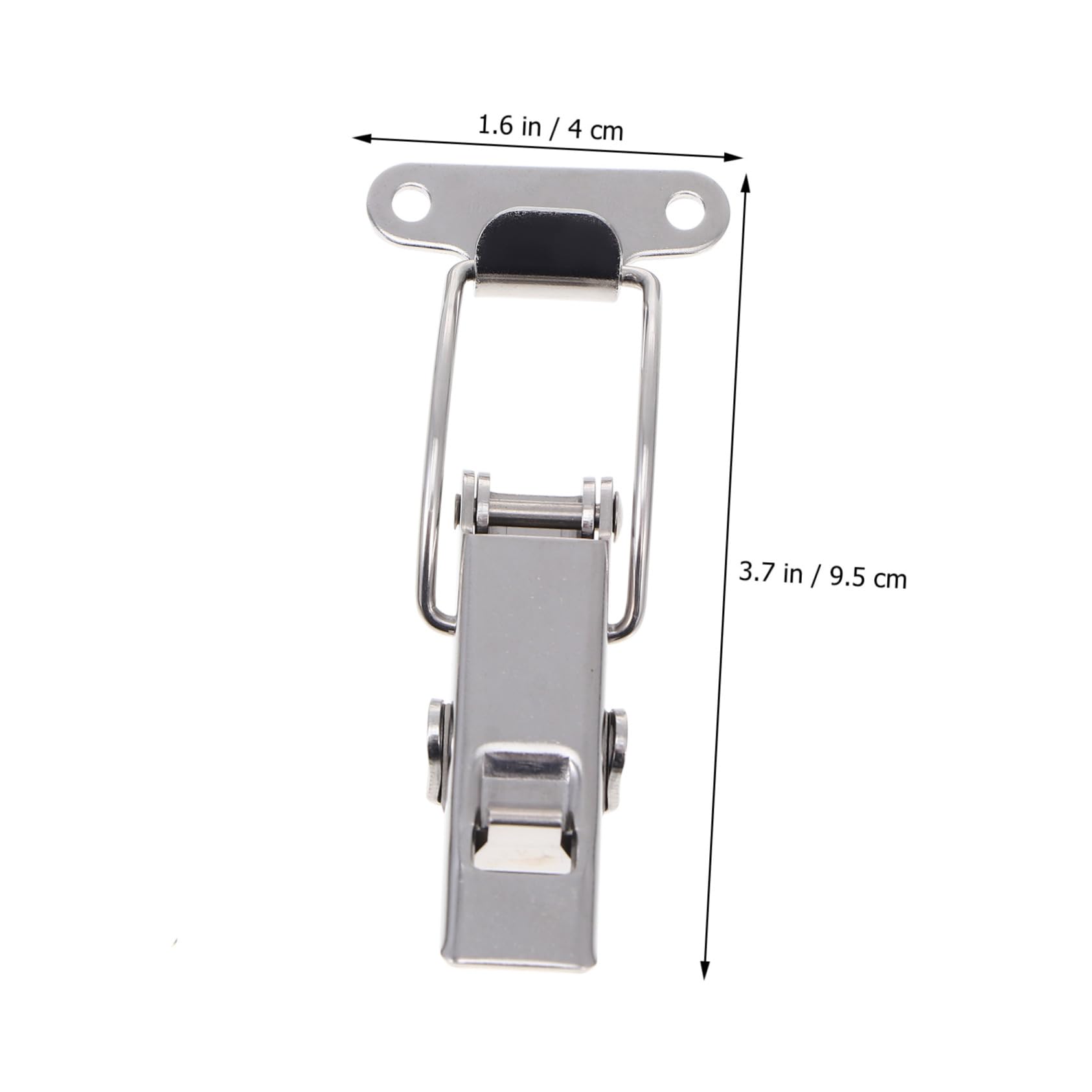 HOLIDYOYO 2Pcs Stainless Steel Toggle Latch Hasp Lock Accessory for Cabinets Cases and Mechanical Equipment Durable and Practical Design for Smooth Operation