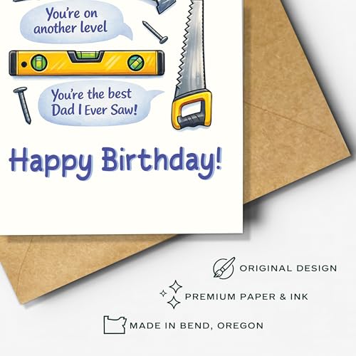 LAHUES Funny Birthday Card for Dad