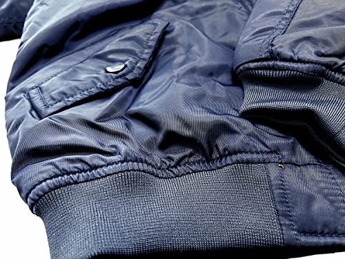 Image of CORIRESHA Kids Bomber Jacket Full Zip Badge Thermal Jacket with Pockets