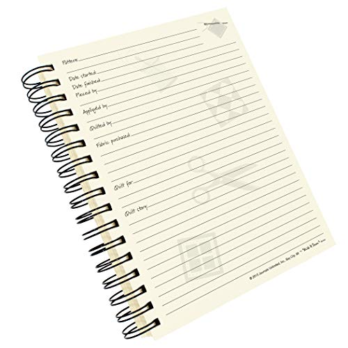 Journal du matelassage Write it Down carnet guidé rouge de 19,1 x 22,9 cm - 5