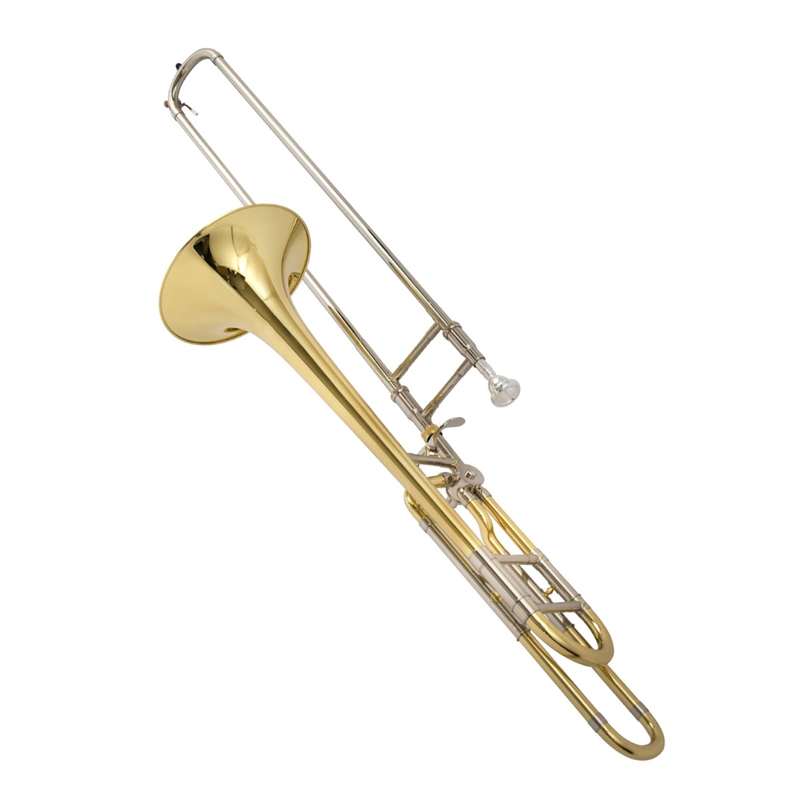 Transpozycja Puzonu Tenorowego Z Tonacji B Dur Do F Biała Miedź Profesjonalny Instrument Muzyczny Puzon Dla Dorosłych