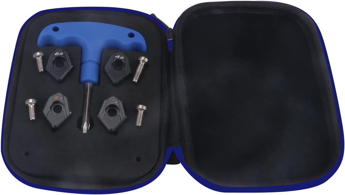 HISTAR 4Pcs Golf Weight 4g/6g/8g/10g + Case + Wrench for Cobra SZ Speedzone,Speedzone Xtreme Driver Head