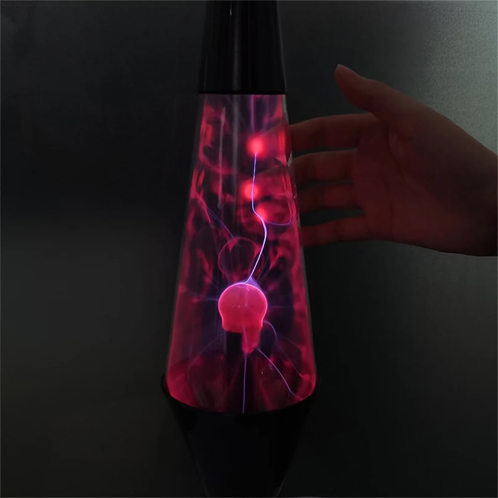 Earthradius 35 cm Dźwięk wrażliwy na dotyk inteligentny dom dekoracja świąteczna lawa lampka nocna światło plazmowe