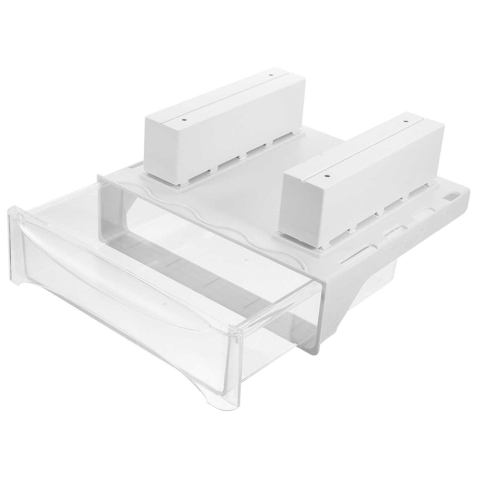 SHINEOFI Organizador Oculto de Cajón de Escritorio Abs Blanco