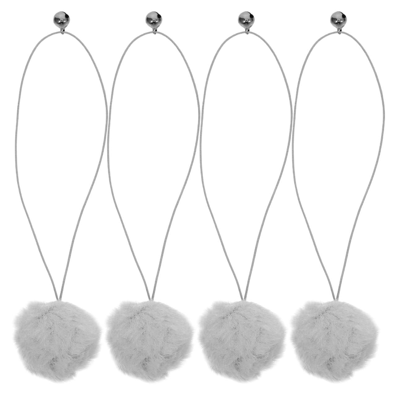 Balles de rechange arbre à chat interactive lot de 4 clochettes tour