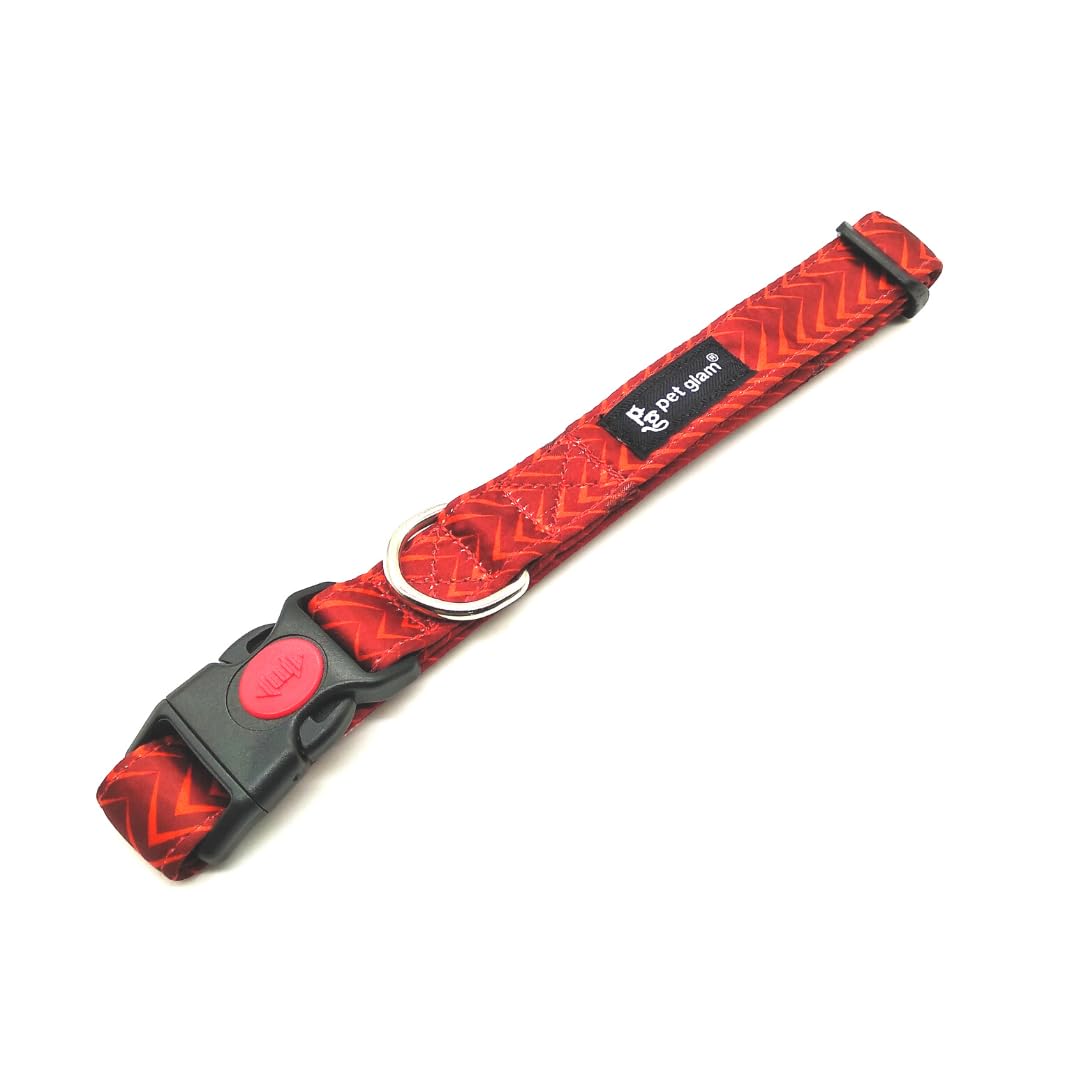 Pet Glam Dog Collar Berry Skin-Friendly, Lightweight & Durable Fabric Dog Collar for Small Medium Large Dogs (B0CL3L31R5) Amazon Price History, Amazon Price Tracker