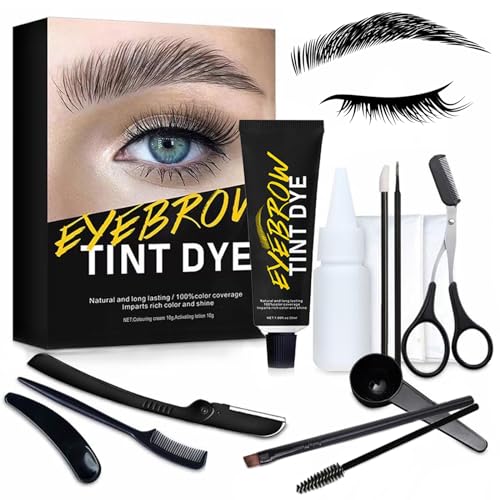 Cotonetes Instant Eyelash & Eyebrow Color Black Kit cover