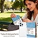 Password Book with Alphabetical Tabs, B6 Colorful Indexed Password Log Book with Back Pocket, A-Z Password Organizer for Home & Seniors (Light Blue)