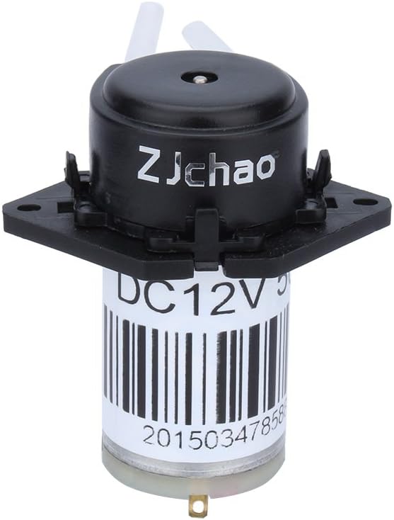 Gojiny 12V Dc DIY Dosing Pump Peristaltic Dosing Head with Connector for Aquarium Lab Analytic