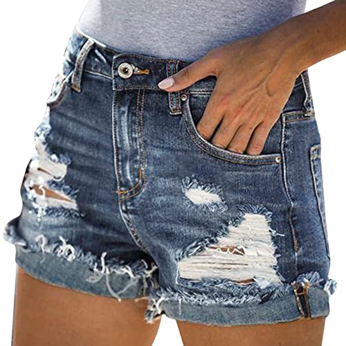 Pantalones cortos para mujer de verano de alta cintura pantalones anchos Bermudas para mujer verano ropa senderismo correr trabajo cómodo transpirable verano playa pantalones cortos amplios elásticos