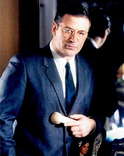Alec Baldwin Standing Leaning Over Slightly Looking Smart 8 x