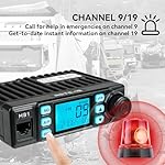 Retevis MB1 AM/FM CB Radio, 40 CH CB Mobile Radio with 45 Inch CB Antenna, Instant Channel 9/19, 7-Color Screen, Auto-Scan, Trucker Essentials - Image 4