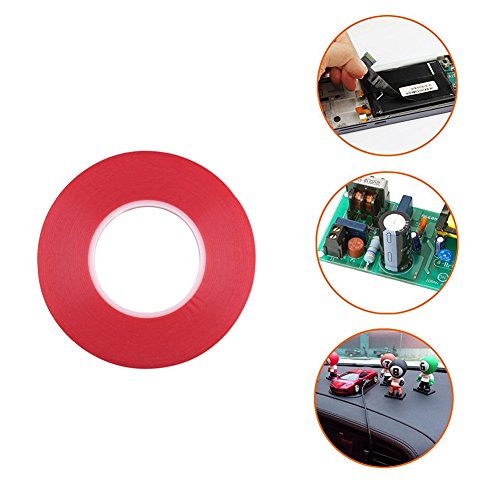 Eachway 1mm Lcd Sticker Double Sided Adhesive Glue Tape Cell Phone Repair Tape for Repair Iphone,Samsung,HTC Mobile Phone Cellphone Touch Screen Digitizer Lcd Screen Display(2 Pack)