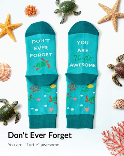 Image of Moyel Funny Socks for Women Fun Funky Socks | Funny Gifts for Women Teen Girls Pickleball Dachshund Turtle