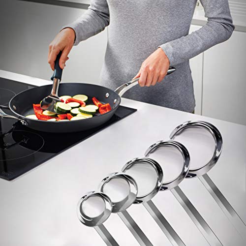 5Pcs Soup Ladle and Ladle Spoon,Odowalker Stainless Steel Hooked Handle Ladle with Pouring Rim for Kitchen Cooking Soup Sauce (1oz, 2oz, 4oz, 6oz, 8oz) - Thumbnail 6
