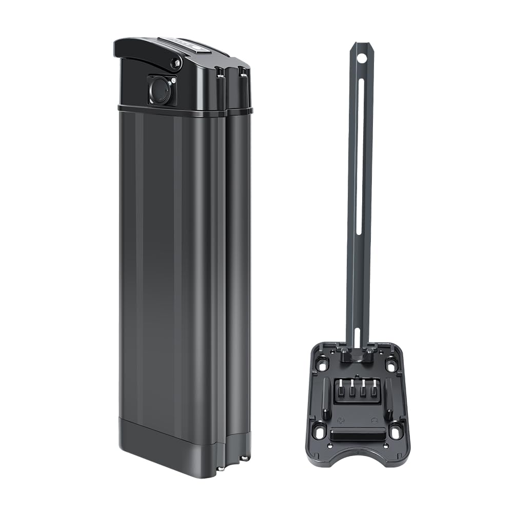 Batteria per Bicicletta Elettrica Pieghevole da 36V/48V, 10,4Ah, 13Ah, 18Ah, Batteria di Ricambio per Bicicletta Elettrica Hitway COLORWAY BK6, con Caricabatterie Incluso, Ioni di Litio (36V10Ah)