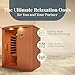 DYNAMIC SAUNAS Madrid Elite 3-Person Ultra Low EMF FAR Infrared Sauna with Red Light Therapy & Bluetooth Speakers | Personal Indoor Dry Heat Sauna for Home & Gym – Made from Canadian Hemlock