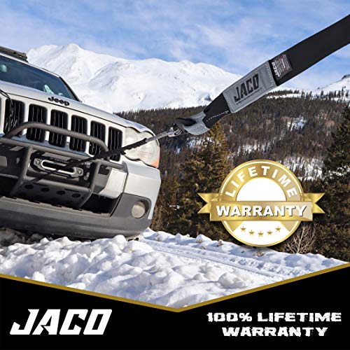 Jaco 4X4 Towpro Recovery Tow Strap - 3" X 20' | Off Road Towing & Recovery Strap (31,542 Lbs) #TOP5